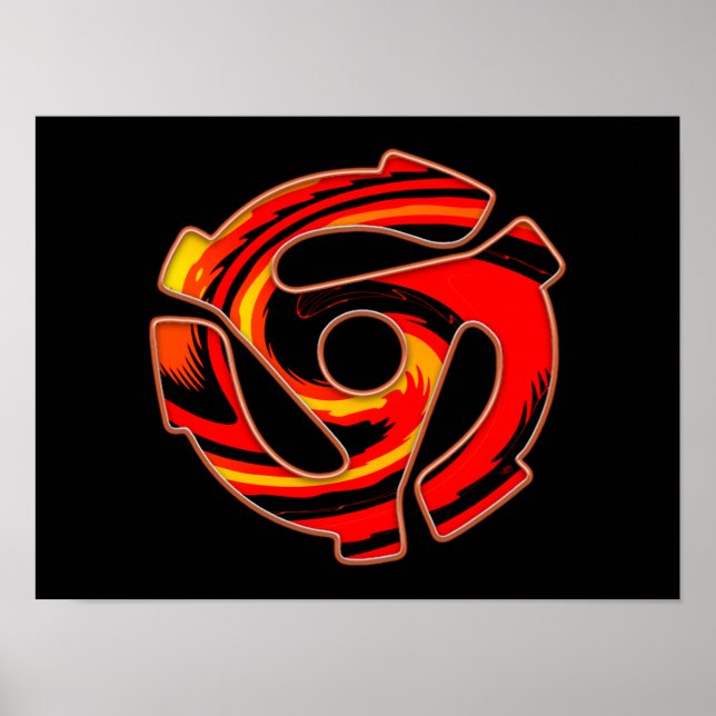 Poster Araignée à 45 tr/min (Devant)