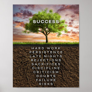 Poster Arborescence de succès