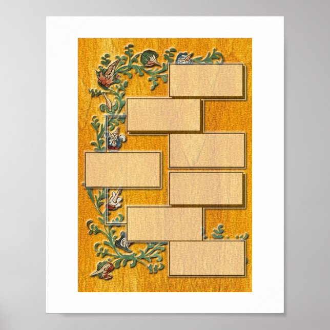 Poster Arborescence familiale V1 (Devant)