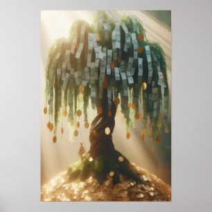 Poster Arbre à Argent