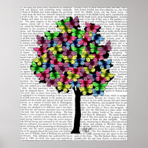 Poster Arbre à papillons