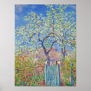 Poster Arbre à poires en fleurs - Claude Monet