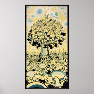 Poster Arbre à singes