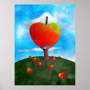 Poster Arbre Apple