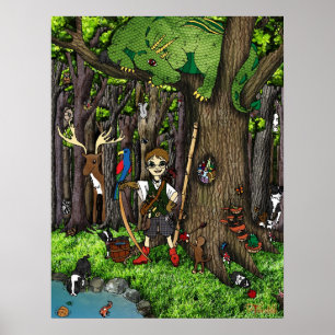 Poster Arbre au trésor