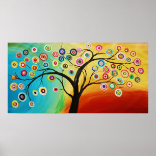 POSTER ARBRE BLANC