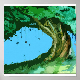 Poster Arbre d'amour
