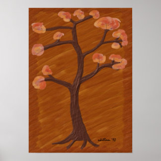 Poster Arbre d'automne
