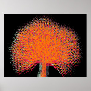 Poster Arbre d'automne