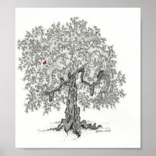 Poster Arbre de copie de la vie