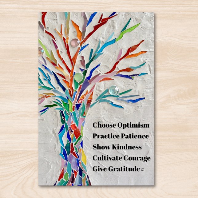 Poster Arbre de devis motivationnel (Créateur téléchargé)