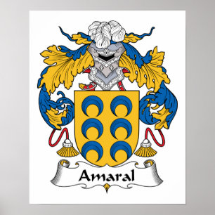 Poster Arbre de famille Amaral