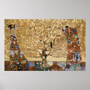 Poster Arbre de Gustav Klimt de la vie