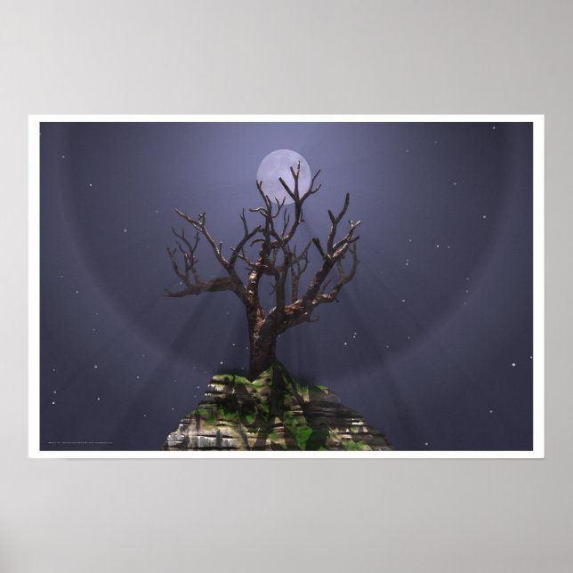 Poster Arbre de la lune (Devant)