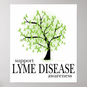 Poster Arbre de la maladie de Lyme