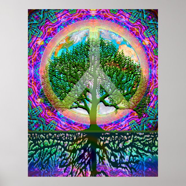 Poster Arbre de la paix (Devant)