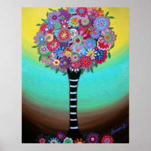 POSTER ARBRE DE LA VIE DE L'ESPOIR