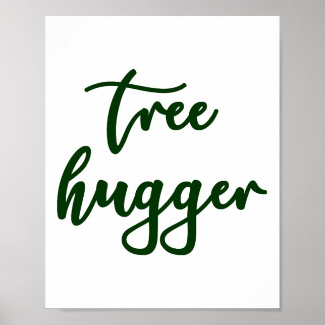 Poster Arbre de lierre toxique Hugger Nature Lover Enviro (Devant)