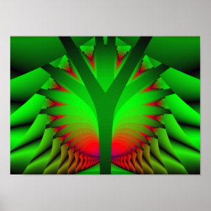 Poster Arbre de lumière