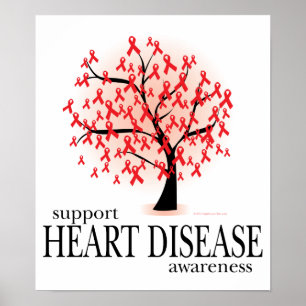 Poster Arbre de maladie cardiaque
