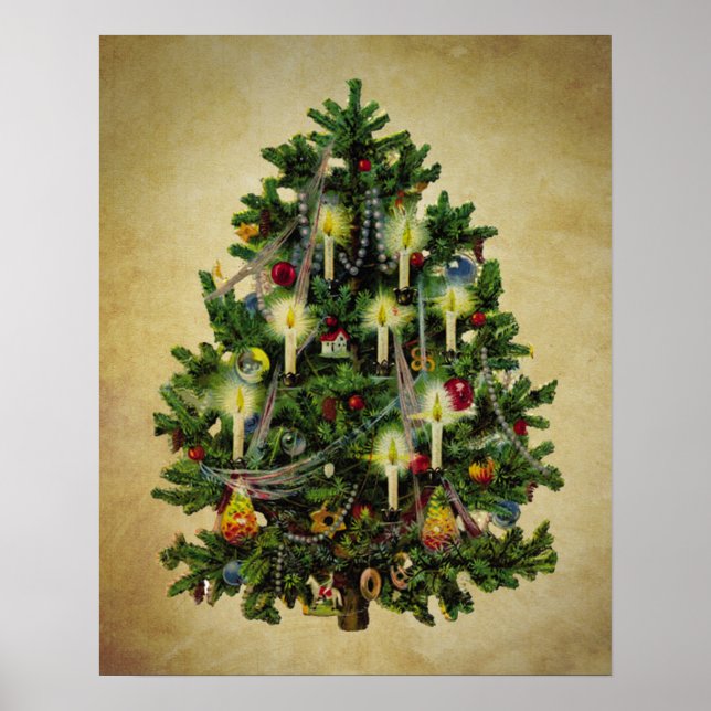 Poster arbre de Noël (Devant)