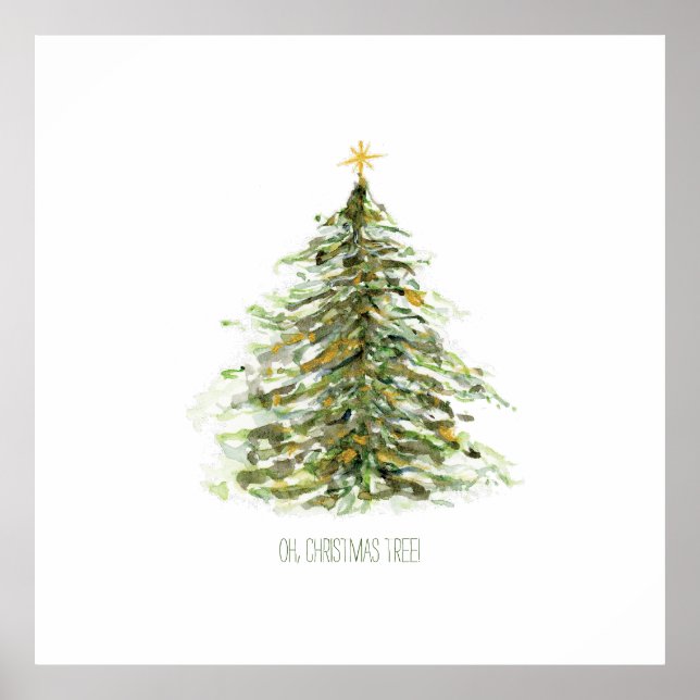 Poster Arbre de Noël (Devant)
