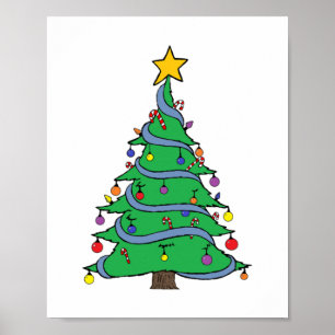 Poster Arbre de Noël 34