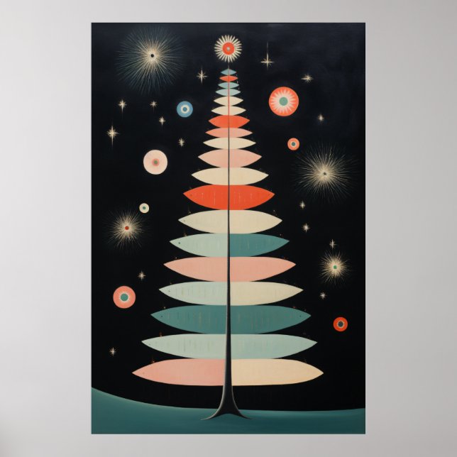 Poster Arbre de Noël hybride (Devant)