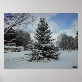 Poster Arbre de Noël non coupé