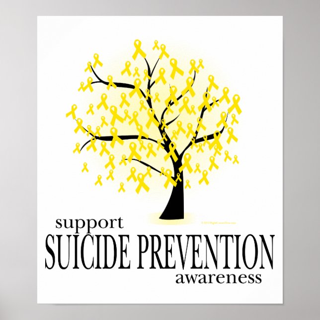 Poster Arbre de prévention du suicide (Devant)