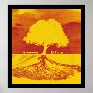 Poster Arbre de relaxation de la vie