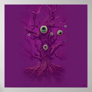 Poster Arbre de rêve hanté