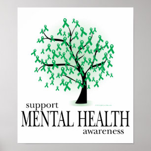 Poster Arbre de santé mentale