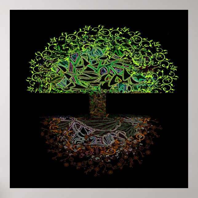 Poster Arbre de vie (Devant)