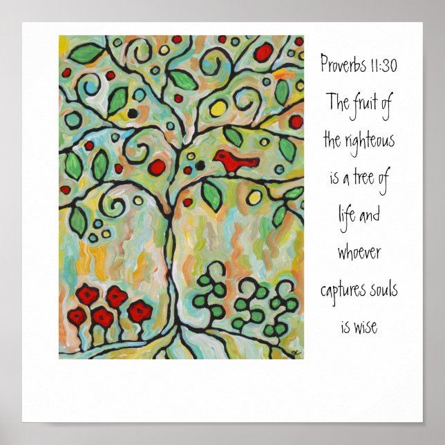 Poster arbre de vie (Devant)