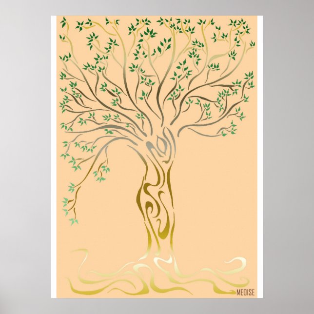 Poster Arbre de vie (Devant)