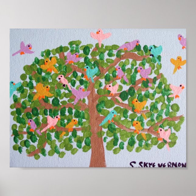 Poster Arbre de vie -14x11 (Devant)