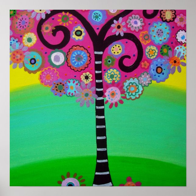 POSTER ARBRE DE VIE BAR/BAT MITZVAH (Devant)