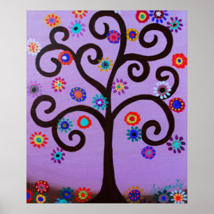 POSTER ARBRE DE VIE BAT MITZVAH BAR