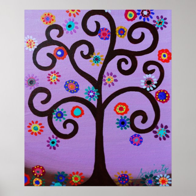 POSTER ARBRE DE VIE BAT MITZVAH BAR (Devant)
