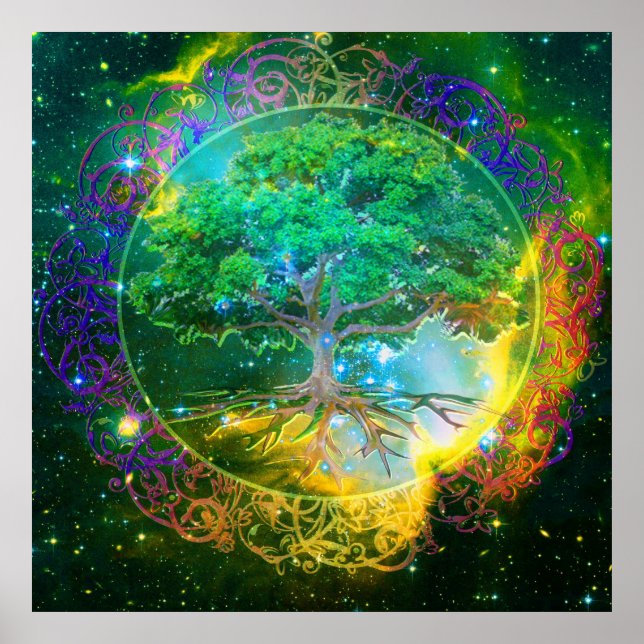 Poster Arbre de vie et de santé (Devant)