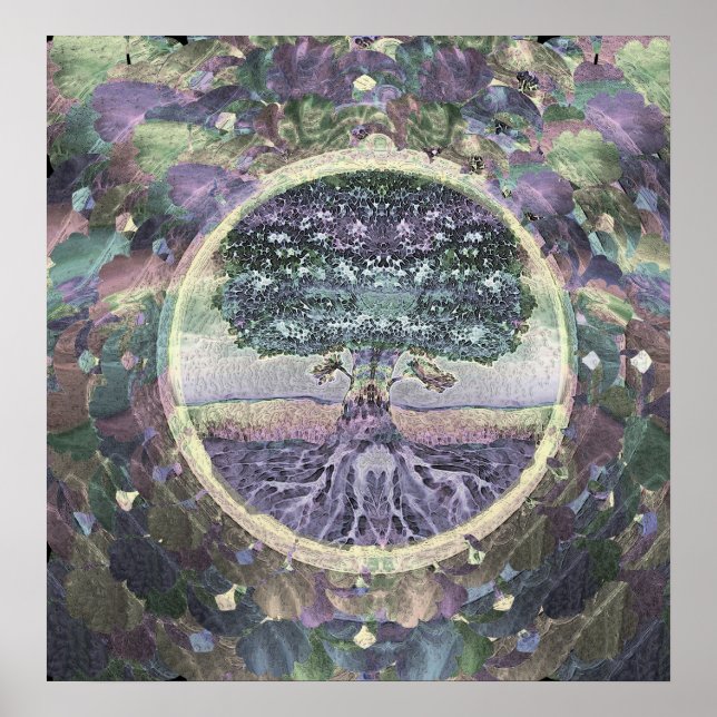 Poster Arbre de vie foi pacifique (Devant)