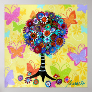 POSTER ARBRE DE VIE PAR PRISARTS