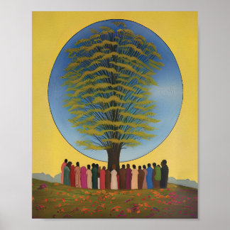 Poster Arbre de vie Signification de l'origine Expliquée