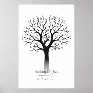 Poster Arbre d'empreintes digitales 40"x60"