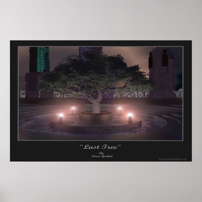 Poster Arbre dernier (Devant)