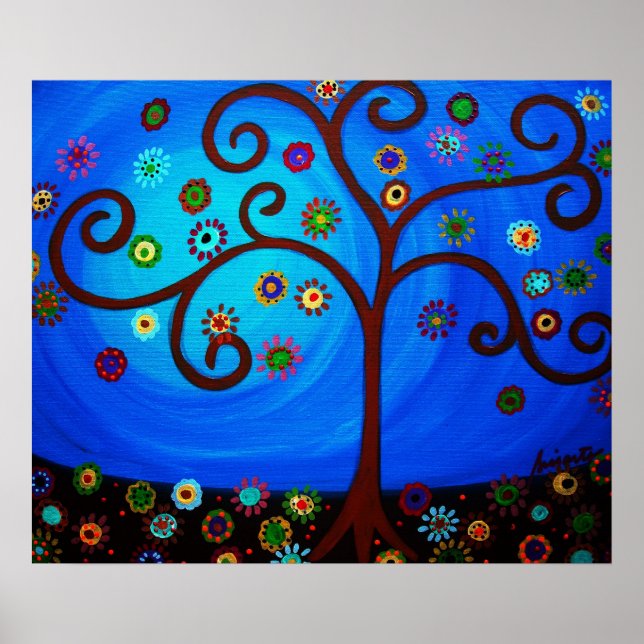 POSTER ARBRE DES POSTES DE VIE (Devant)