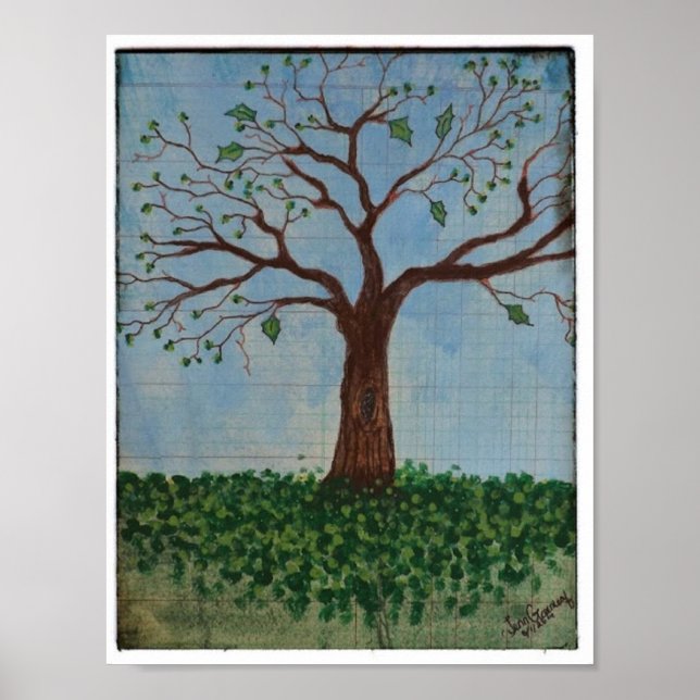 POSTER : Arbre du printemps (Devant)