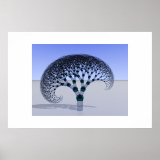 Poster Arbre en verre