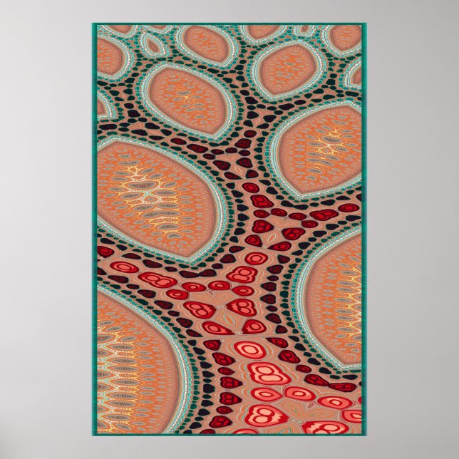 Poster Arbre fractal (Devant)